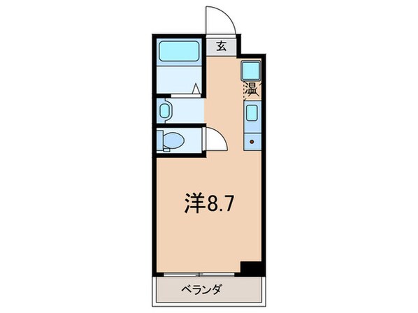 墨江728ハイツの物件間取画像